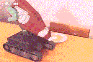 robot catshup Maravilhas da tecnologia