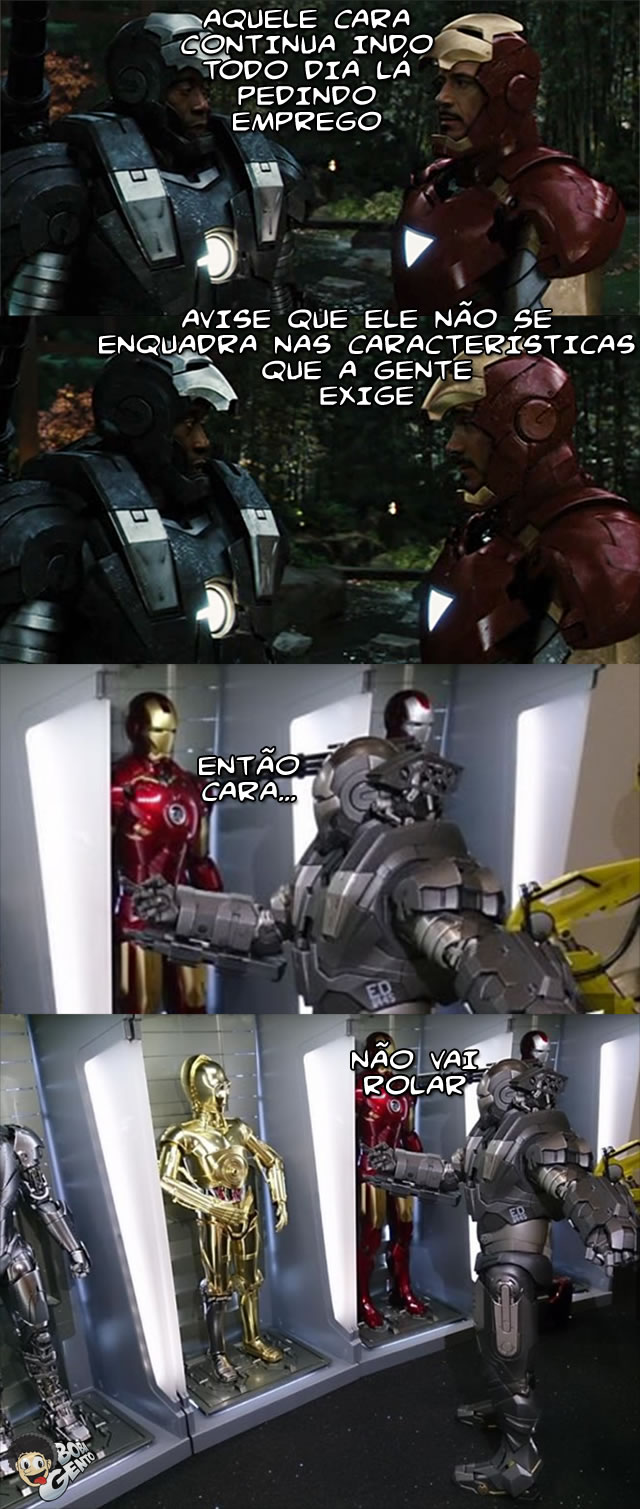 C3PO não é um ironman 1 C3PO não é um Iron Man