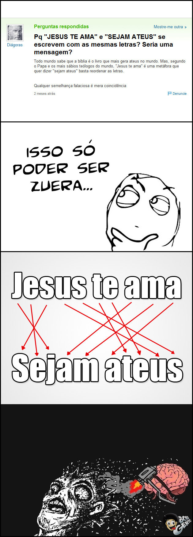 JESUS TE AMA Jesus te ama e sejam ateus