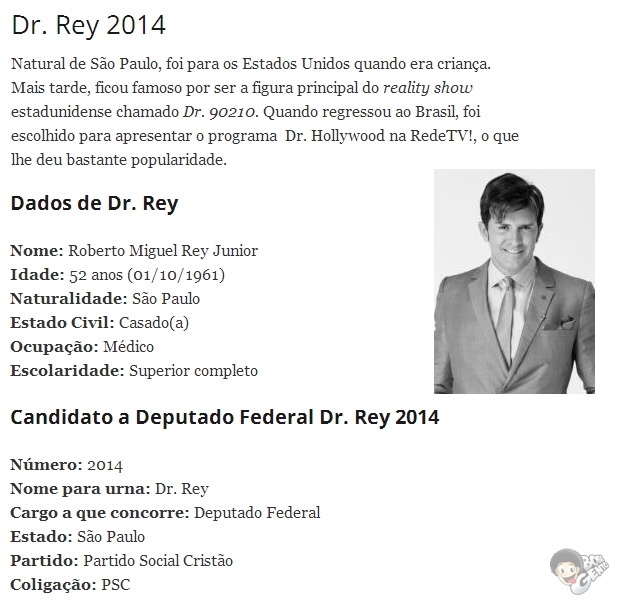DR REY 2014 Doctor Rey poderá ser candidato a deputado federal e já tem projeto de lei que proíbe pessoas de peidarem na praça