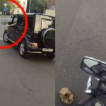 A motociclista russa que faz justiça com o lixo de...