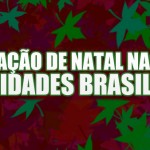Decoração de natal nas ruas das cidades brasileira...