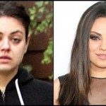 Diferença entre famosos e famosas sem maquiagem