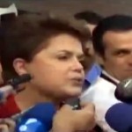 Repórter pergunta para a presidenta Dilma se ela é...