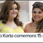 Fabiana Karla comemora 15 anos da filha