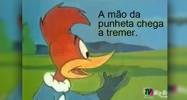 Memes acessíveis - Descrição: Quando alguém me oferece cerveja e eu  recuso Abaixo, uma senhora, em pé, coloca a mão na testa do Pica-Pau  deitado na cama: Só pode tá doente! #MemesAcessíveis