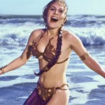 Carrie Fisher divulgando o Retorno de Jedi em 1983